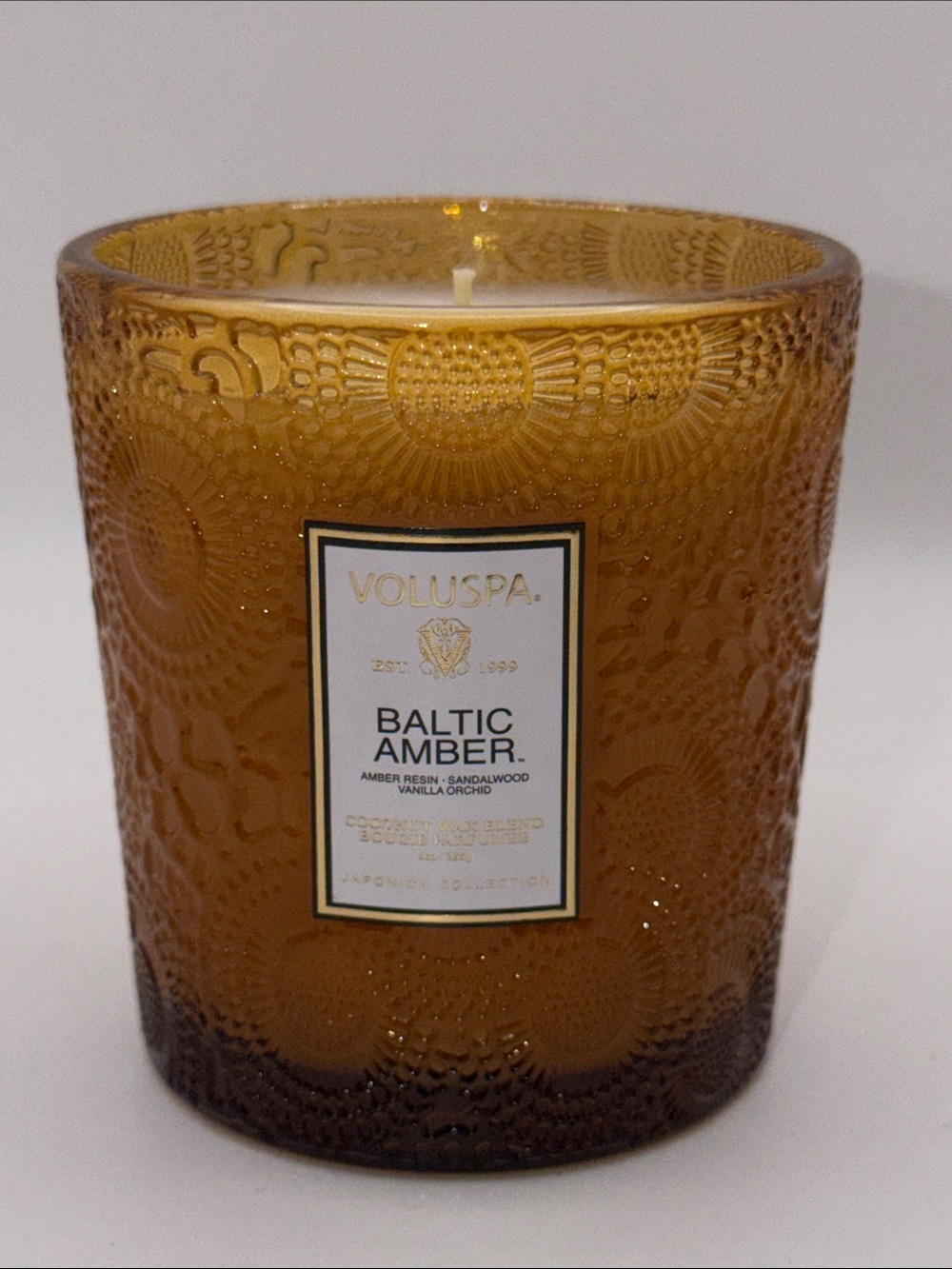 Voluspa Baltic Amber Candle FULL SIZE 9 Oz. From Japonica Collection! NEW IN BOX - Picture 5 of 10